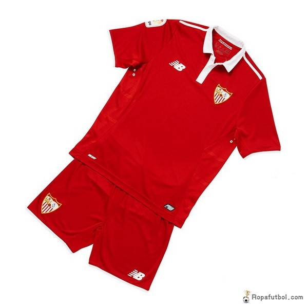 Camiseta Sevilla Replica Segunda Ropa Niños 2016/17 Rojo